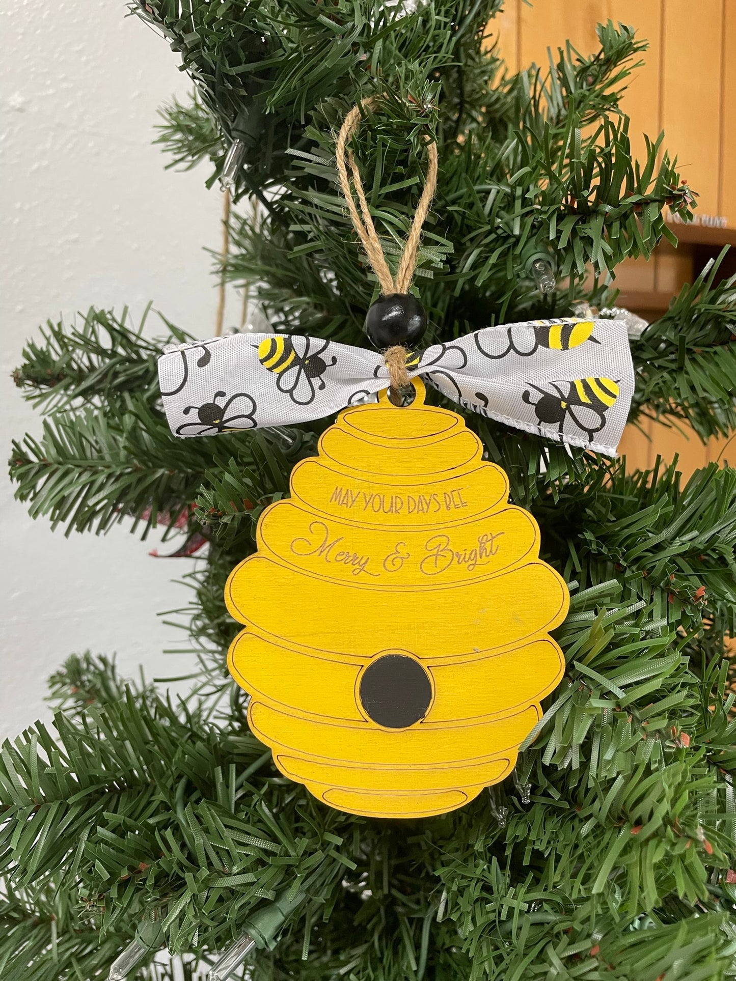 May Your Days BEE Merry & Bright Ornament