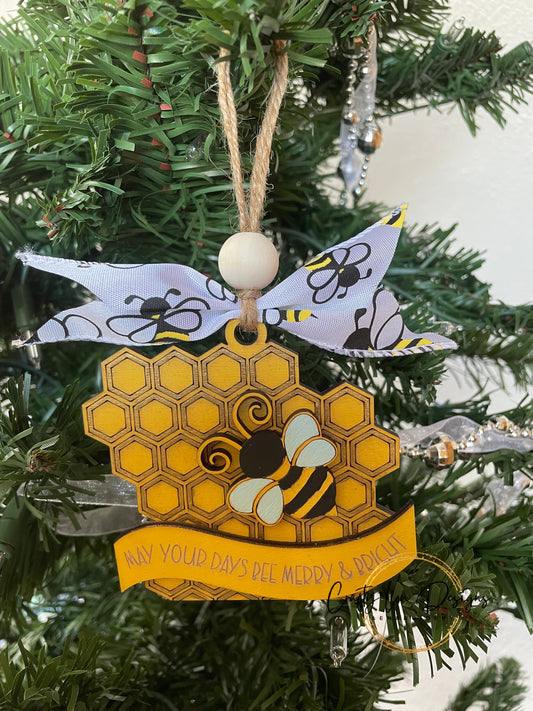 May Your Days BEE Merry Ornament